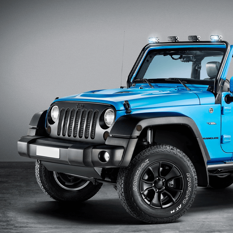 Jeep JK grille and fender lights with DRL and sequential turn signals
