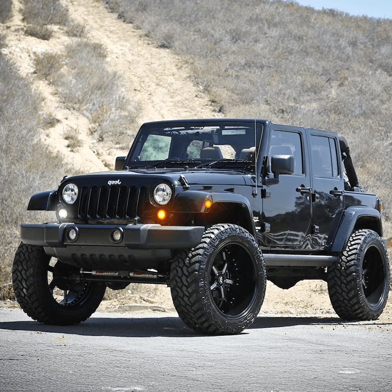 Jeep JK grille and fender lights with DRL and sequential turn signals