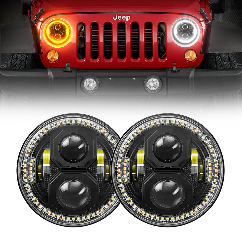 Jeep JK Halo Headlights