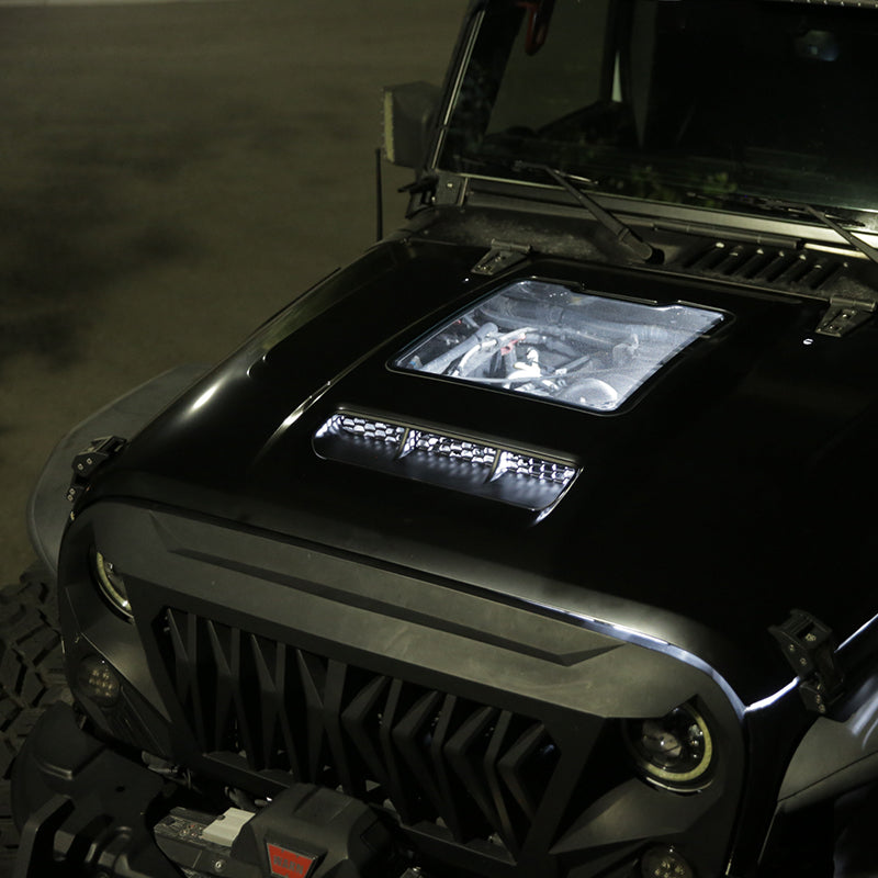 Jeep JK hood details