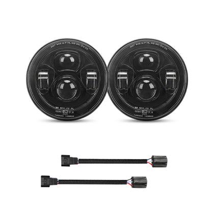 JK LED headlights with high beam