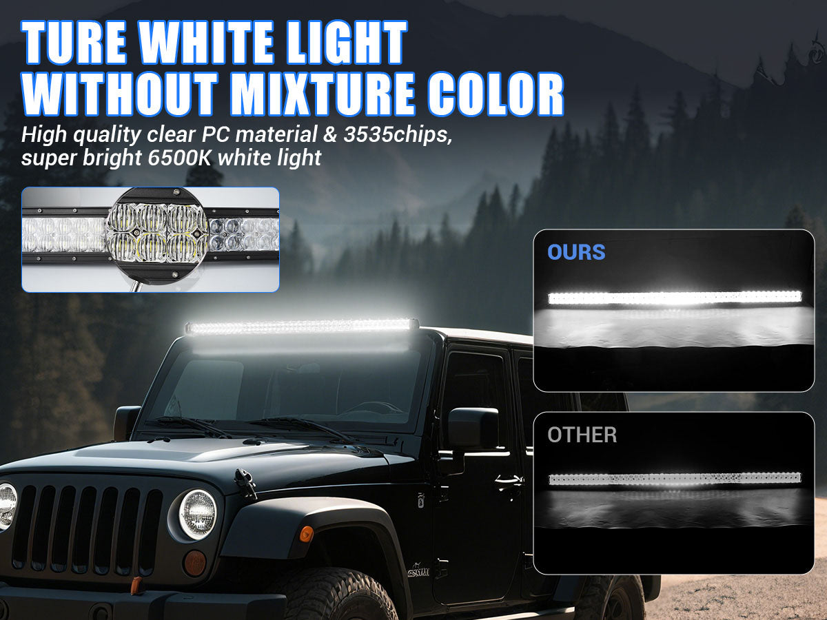 JK light bar white color