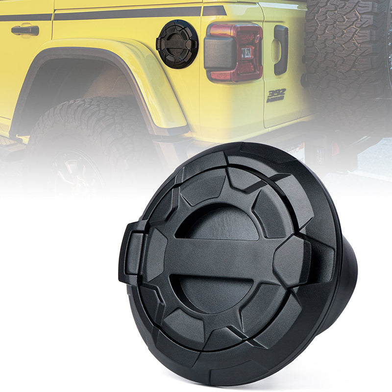 Gas Cap Cover With Key Latch for 2018-Later Jeep Wrangler JL