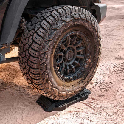 All-in-one Rear Window Molle Panel with Fuel Tanks & Traction Boards for Jeep Wrangler JL 4 Door