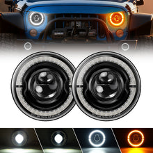 Jeep Wrangler led halo headlights install in TJ JK