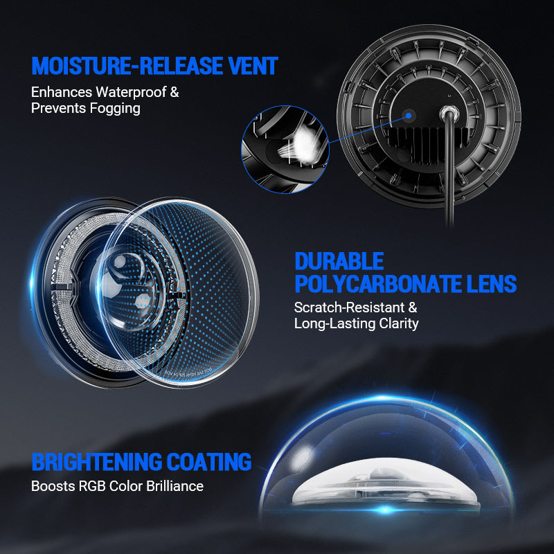 Jeep Wrangler led halo headlights install in TJ JK