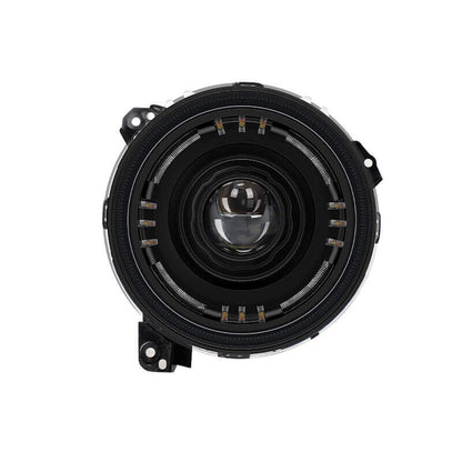 Jeep Wrangler led halo headlights install in JL JT