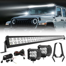 52" Jeep Light Bar & Pods & Brackets for 2018-Later Wrangler JL JLU & Gladiator | Prevail Series