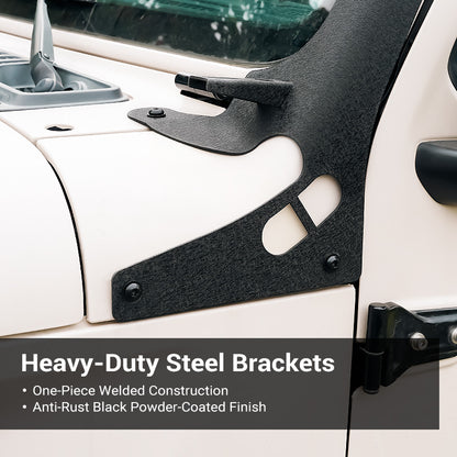 52" Jeep Light Bar & Pods & Brackets for 2018-Later Wrangler JL JLU & Gladiator | Prevail Series