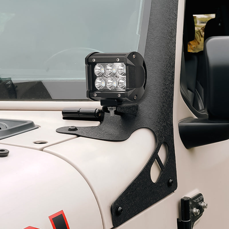 52" Jeep Light Bar & Pods & Brackets for 2018-Later Wrangler JL JLU & Gladiator | Prevail Series