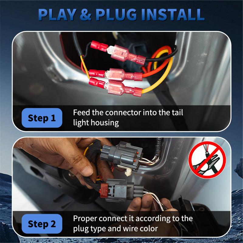 Full view of Jeep Wrangler JK spare tire LED light with brake and reverse function