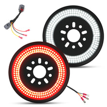 Full view of Jeep Wrangler JL spare tire LED light with brake and reverse function