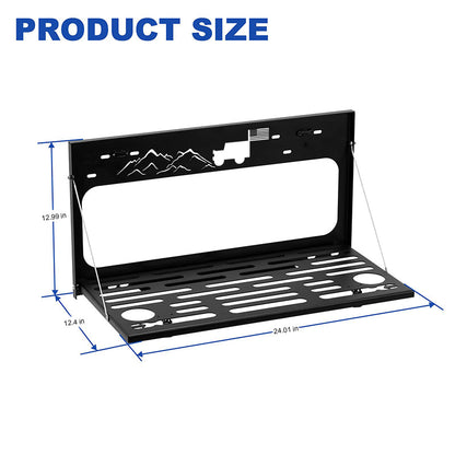 Jeep tailgate table size
