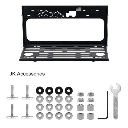 JK tailgate table items