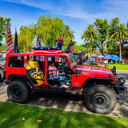 Tubular Safari Doors with Side Mirror for Jeep Wrangler JK
