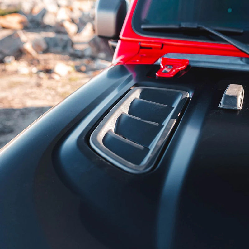 Jeep Gladiator Hood with Functional Air Vents for 10 Anniversary | Red Rock Series
