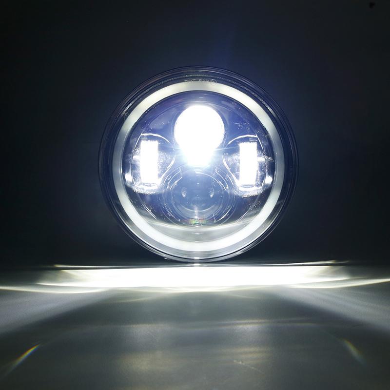 Jeep Wrangler App Remote RGB LED Headlights Low Beam