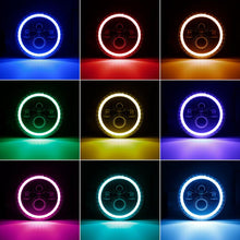 Jeep Wrangler Headlights LED with Multi-Color