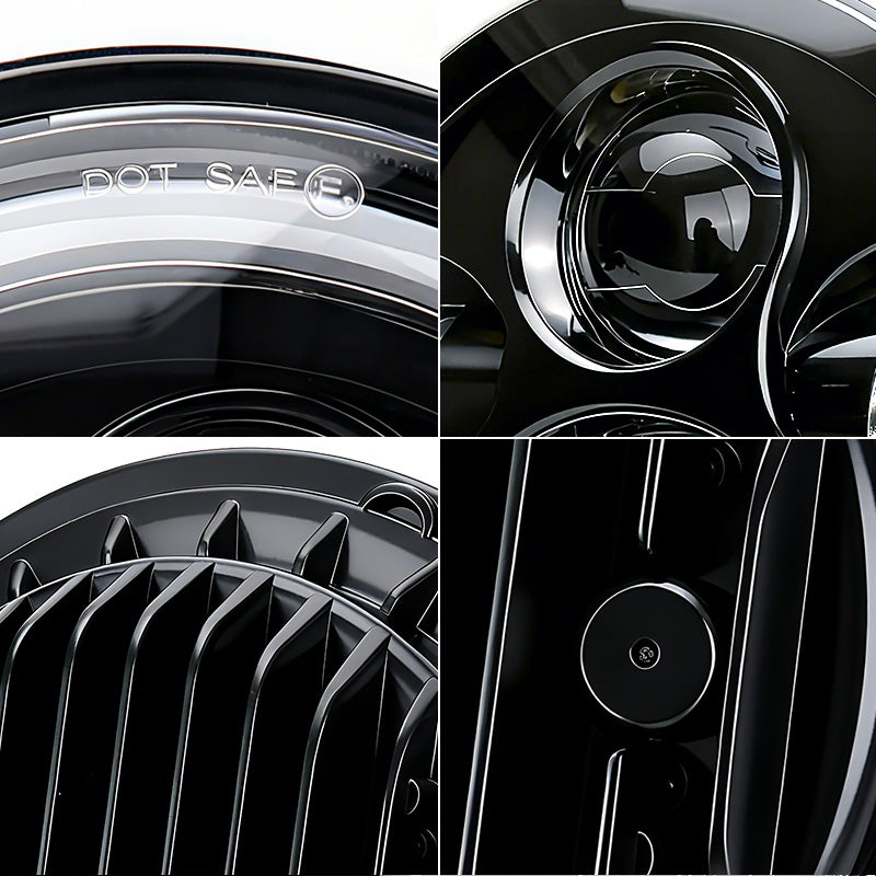 Jeep LED Headlights with advanced optics anti-fog vent and long-lasting brightness