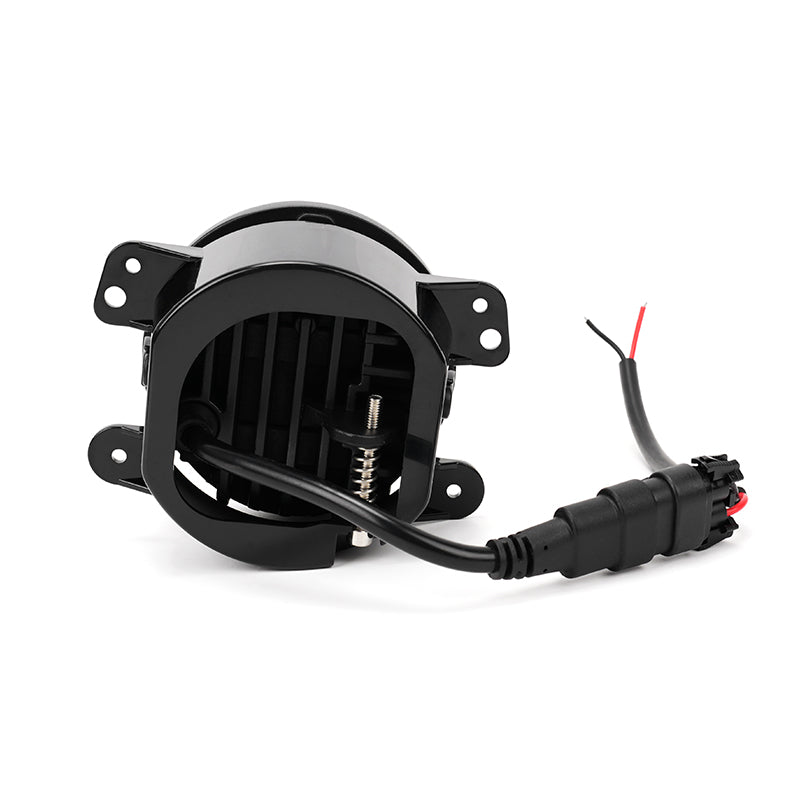 4 Inch 30W Dual Color Cree LED Fog Lights for Jeep Wrangler — Bright, Durable, and Weather-Resistant
