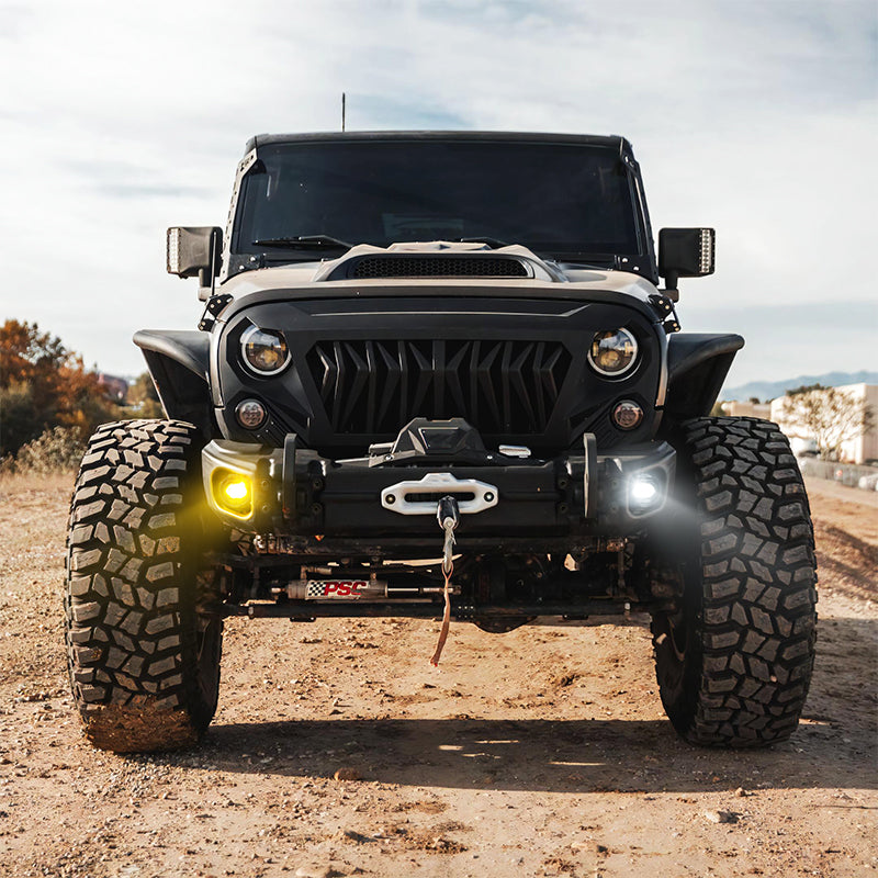 4 Inch 30W Dual Color Cree LED Fog Lights for Jeep Wrangler — Bright, Durable, and Weather-Resistant