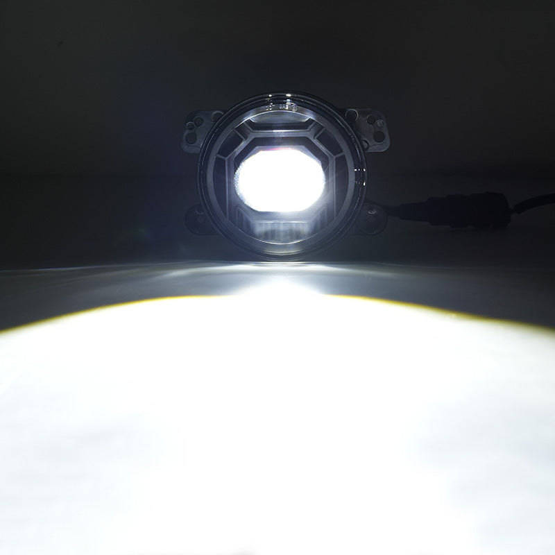 4 Inch 30W Dual Color Cree LED Fog Lights for Jeep Wrangler — Bright, Durable, and Weather-Resistant