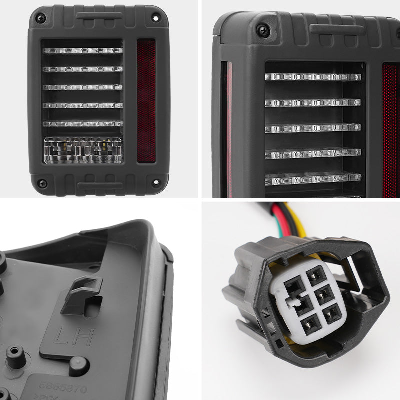 Details of the Jeep JK taillights