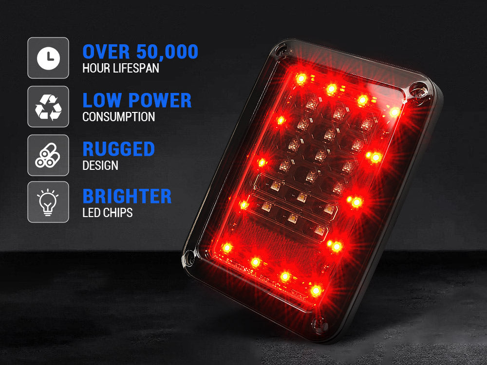 Durable materials for Jeep JK Tail lights