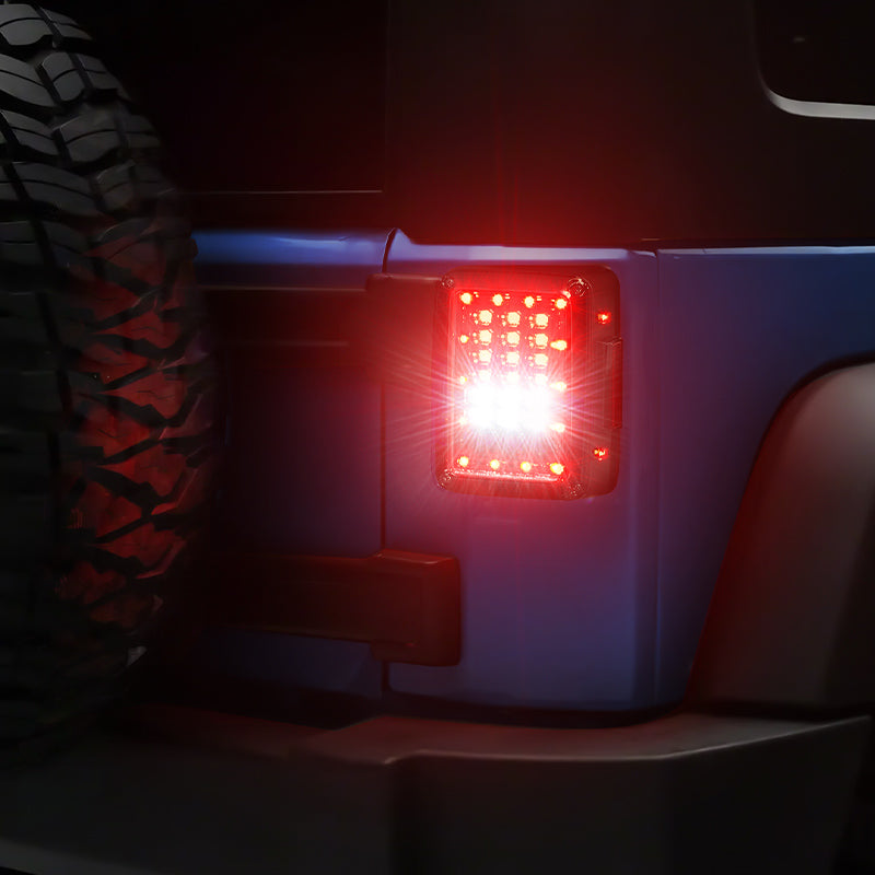 Classic LED Tail Lights For Jeep Wrangler JK JKU