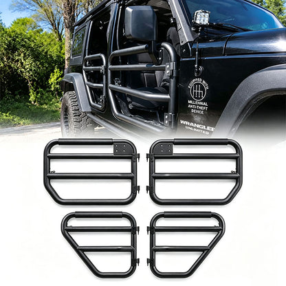 SD1 Series Tubular Doors with Side Mirror for Jeep Wrangler JK