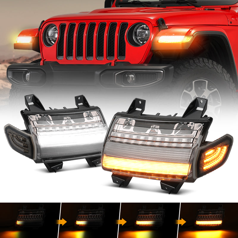 Jeep Gladiator turn signal and side maker lights