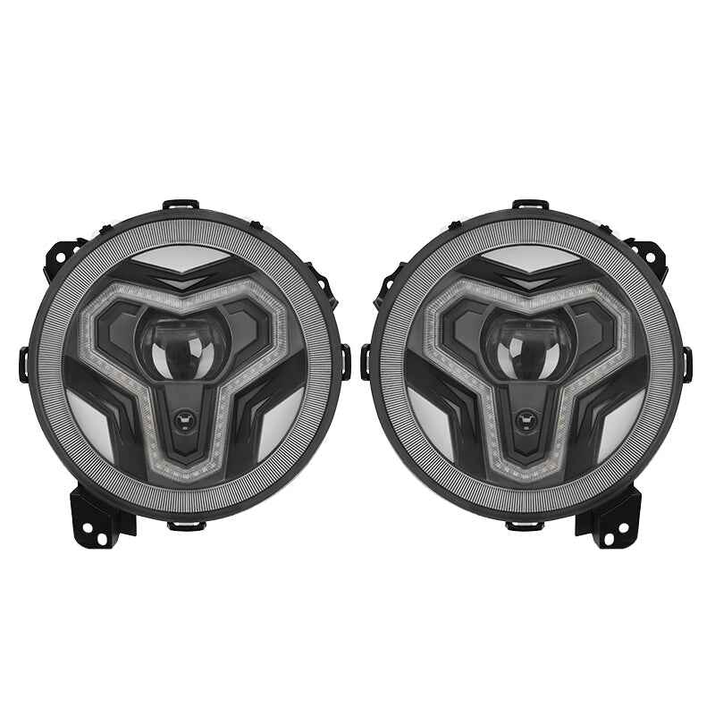Jeep Wrangler LED Headlights – JL & Gladiator with Sequential DRL Jeep Wrangler LED Headlights – JL & Gladiator with Sequential DRL
