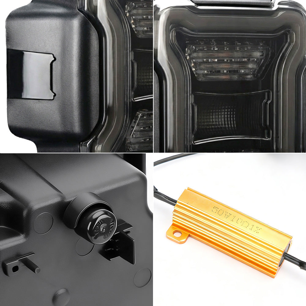 LED Tail Lights For Jeep Wrangler JL JLU Lighting modes