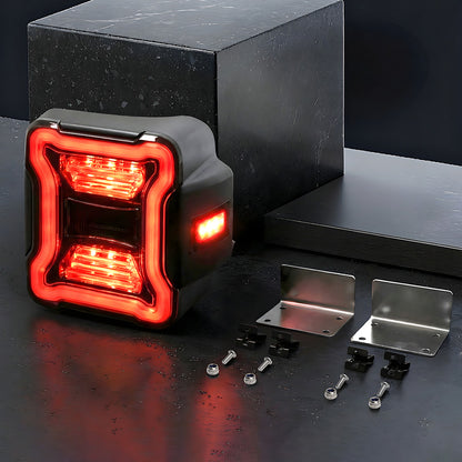 LED Tail Lights For Jeep Wrangler JL JLU Lighting modes