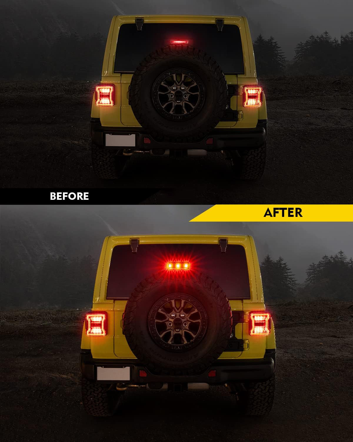 Jeep Wrangler JL LED third brake light