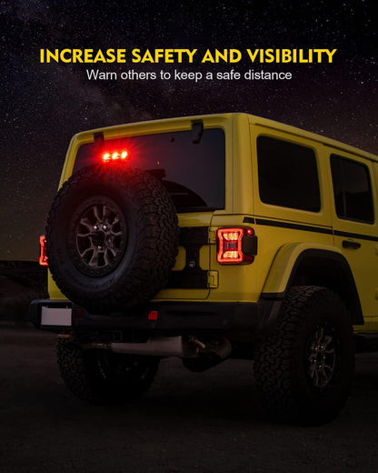 Jeep Wrangler JL LED third brake light
