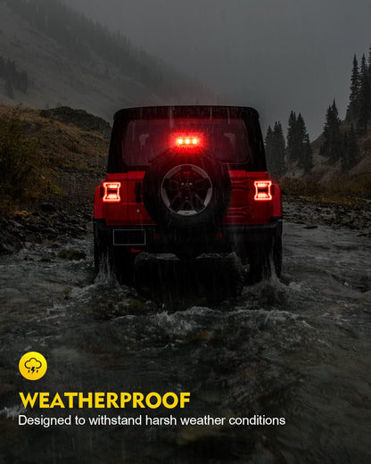 Jeep Wrangler JL LED third brake light