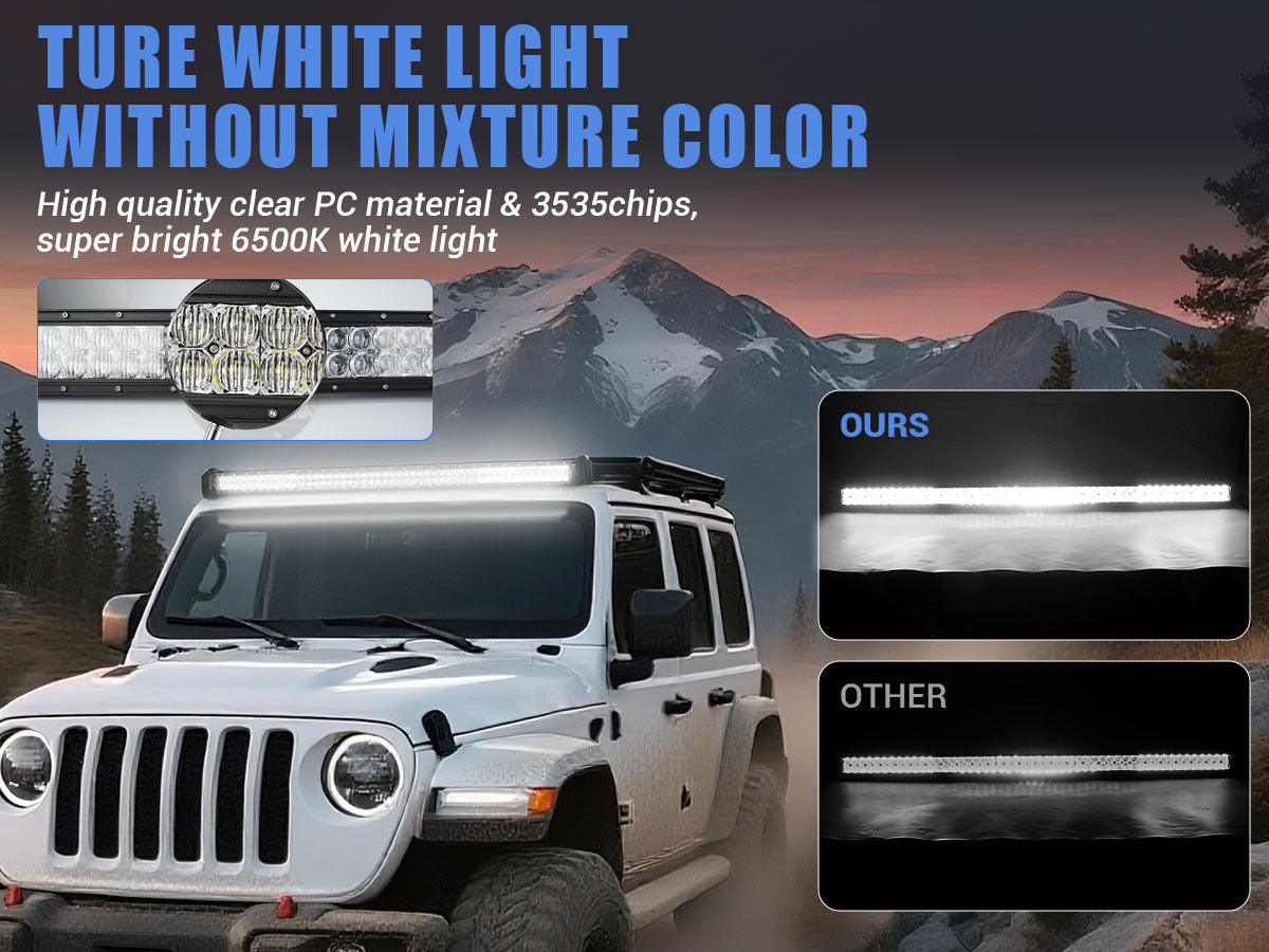 Jeep JL light bar color temperture