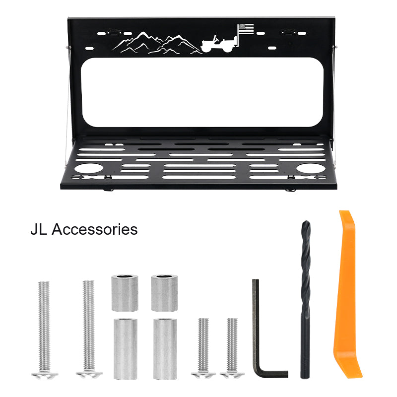 Jeep JL tailgate table items