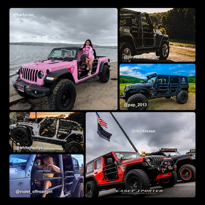 SD1 Series Tube Doors for Jeep Wrangler JL & Gladiator JT