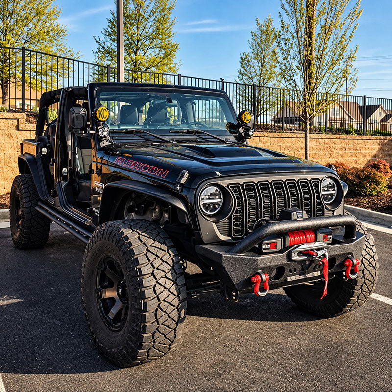 Jeep Wrangler front grille customer build