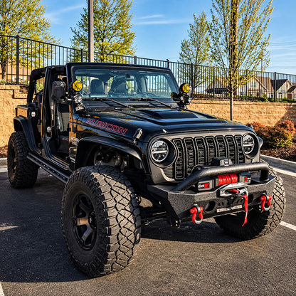 Jeep Wrangler front grille customer build