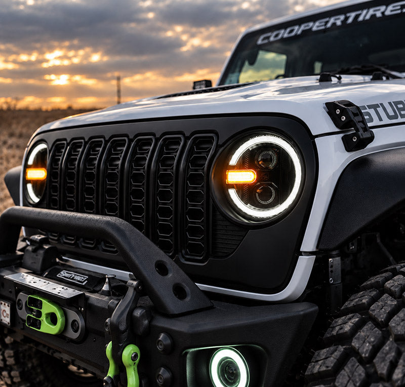 Jeep Wrangler front grille customer build