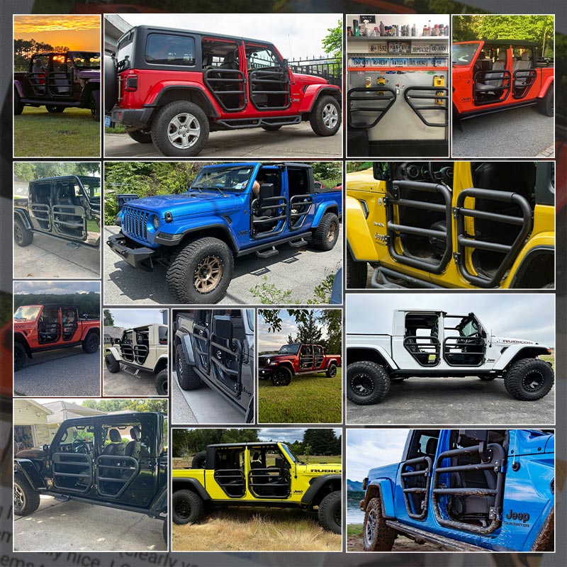 Jeep tube doors customer show