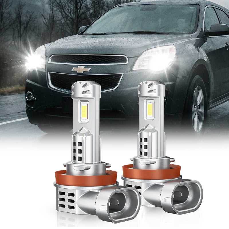 Fit For 2010-2015 Chevrolet Equinox H11 9005 LED Headlight Bulbs & H8 Fog Light Bulbs
