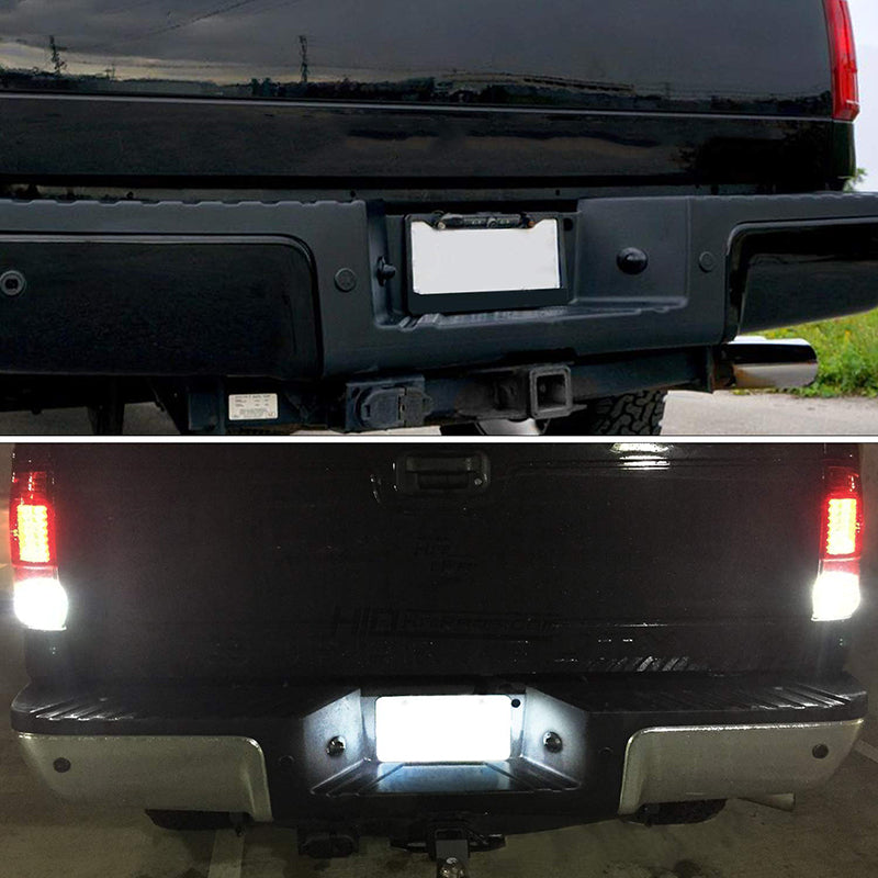 2x LED License Plate Light Tag Lamp Assembly Replacement for Ford F150 F250  F350 - Car Lighting