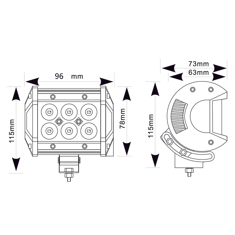 Toyota 4Runner work lights