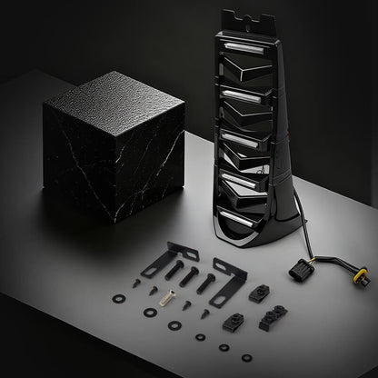 Harley Chin Spoiler Radiator Guard with LED Lighting for cooling and style 2018-2022