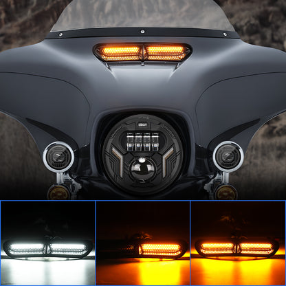 Fairing Vent Turn Signal Light