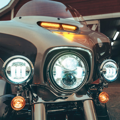 LED Vent Insert with Auxiliary Turn Signal